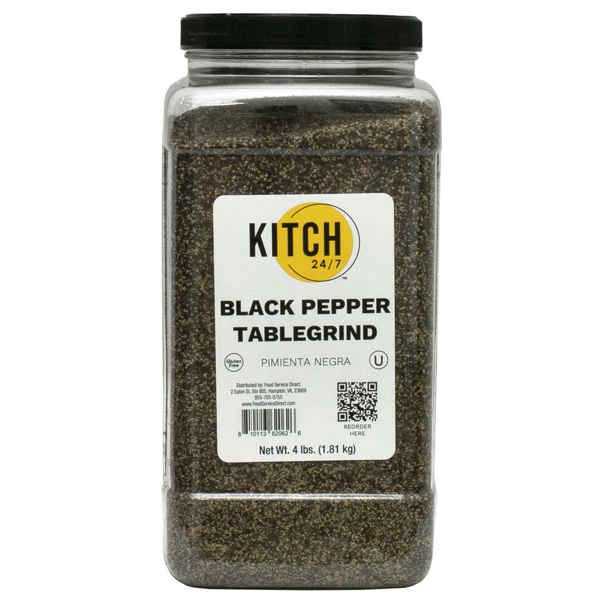 Table Grind Ground Black Pepper, 4 Pound