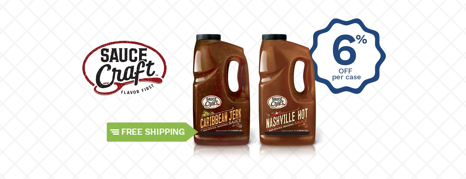 Save 6% on Sauce Craft Products