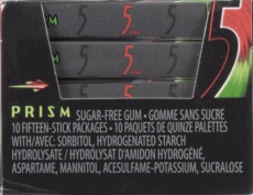 GUM PRISM WATERMELON ELECTRIC