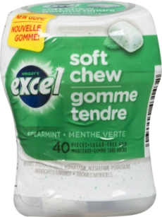 EXCEL SPEARMINT 40p BOTTLE 4CT