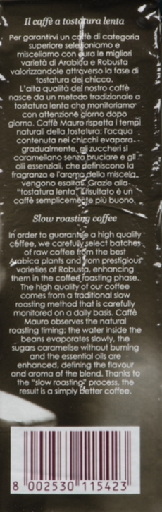 CAFFE MAURO  DECAF ESPRESSO WHOLE COFFEEBEANS