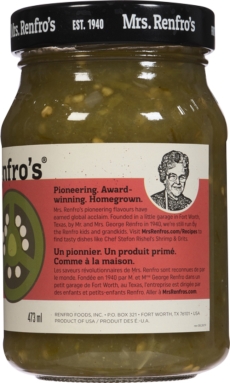 MRS.RENFRO'S GREEN SALSA