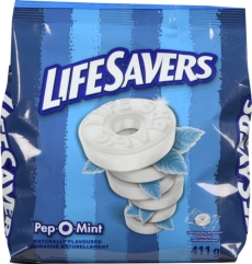 LIFE SAVERS PEP O MINT 411.1G SUP 4CS