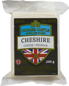 COOMBE CASTLE CHESHIRE CHEESE PARCHMENT WEDGE ENGLAND