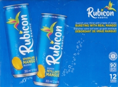 Rubicon Exotic Sparkling Mango Drink 355ml
