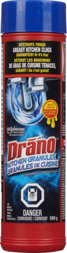 DRANO KITCHEN GRANULES CLOG REMOVER