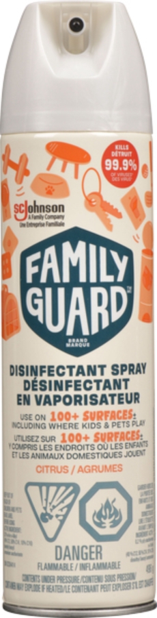FAMILY GUARD™ BRAND DISINFECTANT SPRAY – CITRUS