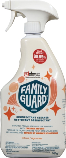 FAMILY GUARD™ BRAND DISINFECTANT CLEANER TRIGGER – CITRUS