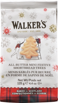 WALKERS MINI FESTIVE SHORTBREAD TREES