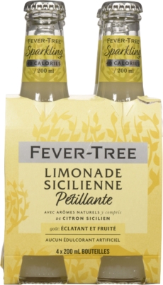 FEVER-TREE SPARKLING SICILIAN LEMONADE  4X200ML