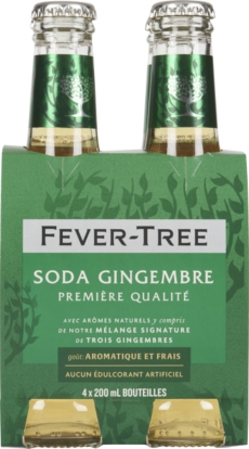 FEVER-TREE GINGER ALE 4X200ML