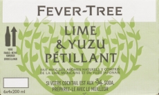 FEVER-TREE SPARKLING LIME AND YUZU      4X200ML