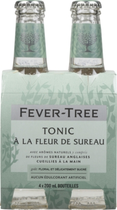FEVER-TREE ELDERFLOWER TONIC WATER      4X200ML