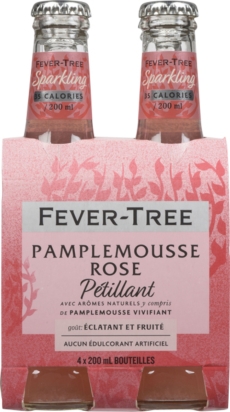 FEVER-TREE PINK SPARKLING GRAPEFRUIT    4X200ML