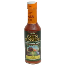 TRY ME CAJUN SUNSHINE HOT PEPPER SAUCE