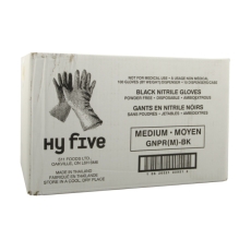 GLOVE NITRILE MEDIUM N/P BLACK