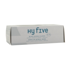 GLOVE NITRILE XLARGE POWDER/F BLACK