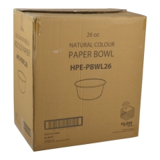 BOWL PAPER KRAFT 26OZ