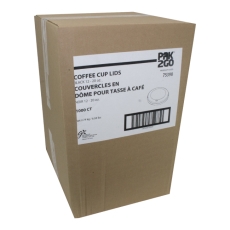Lid PS Black Dome Hot Paper Cup 10 oz. - 20 oz.