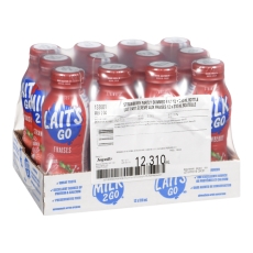 Milk2Go Strawberry Milk 1% M.F.