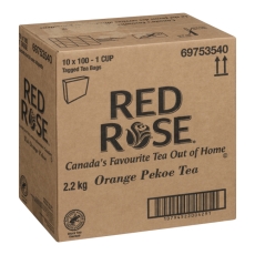 Red Rose Orange Pekoe tea 10 x 100 1 cup bag