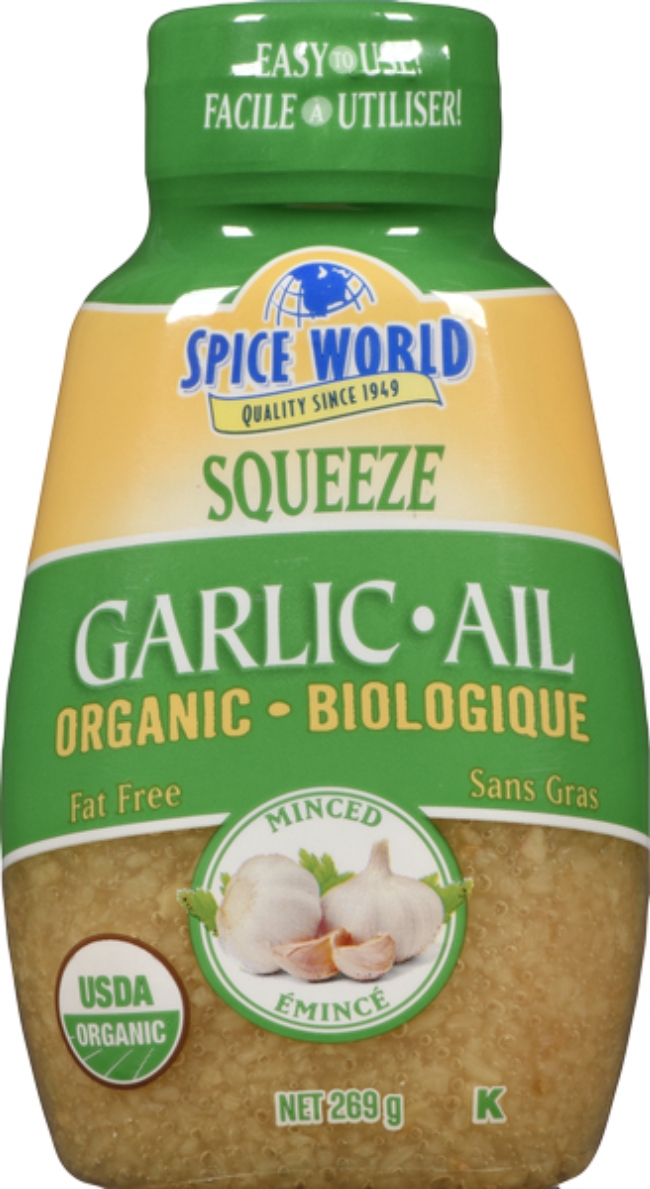Organic Minced Garlic