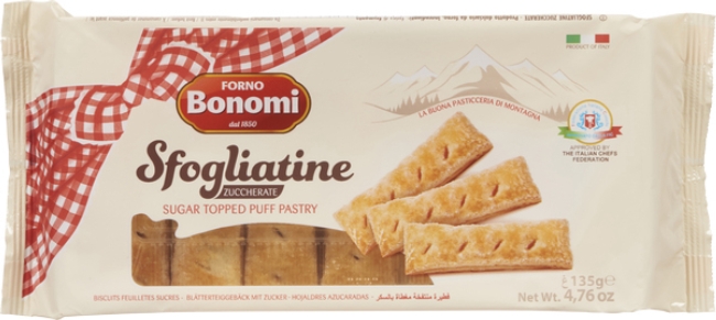 Sfogliatine Sugar Topped Puff Pastry