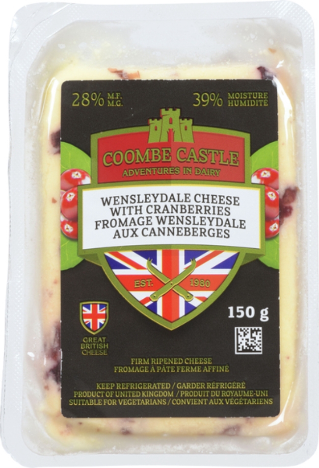 Wensleydale Cheese with Cranberries