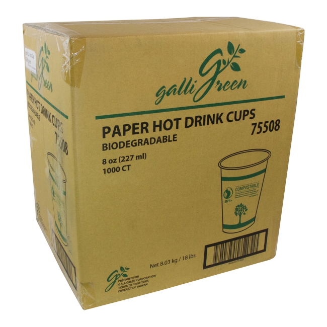 Green Tree Compostable Paper Cup