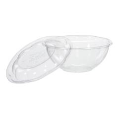 BOWL SALAD PLASTIC PLA COMBO/BASE/LID 24OZ