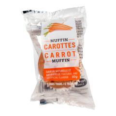 MUFFIN CARROT PLAIN IND. WRAPPED