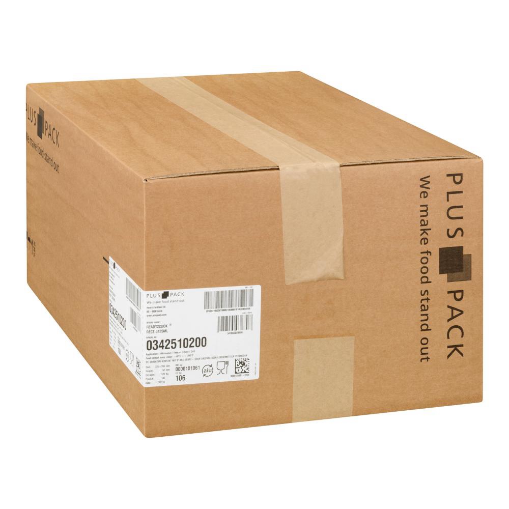 Aluminum 342.5 mL Rectangular Container