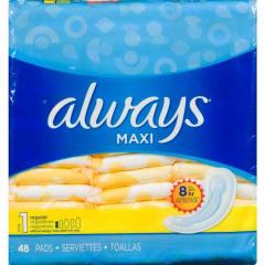 SANITARY PAD MAXI REGULAR T2 WING/F
