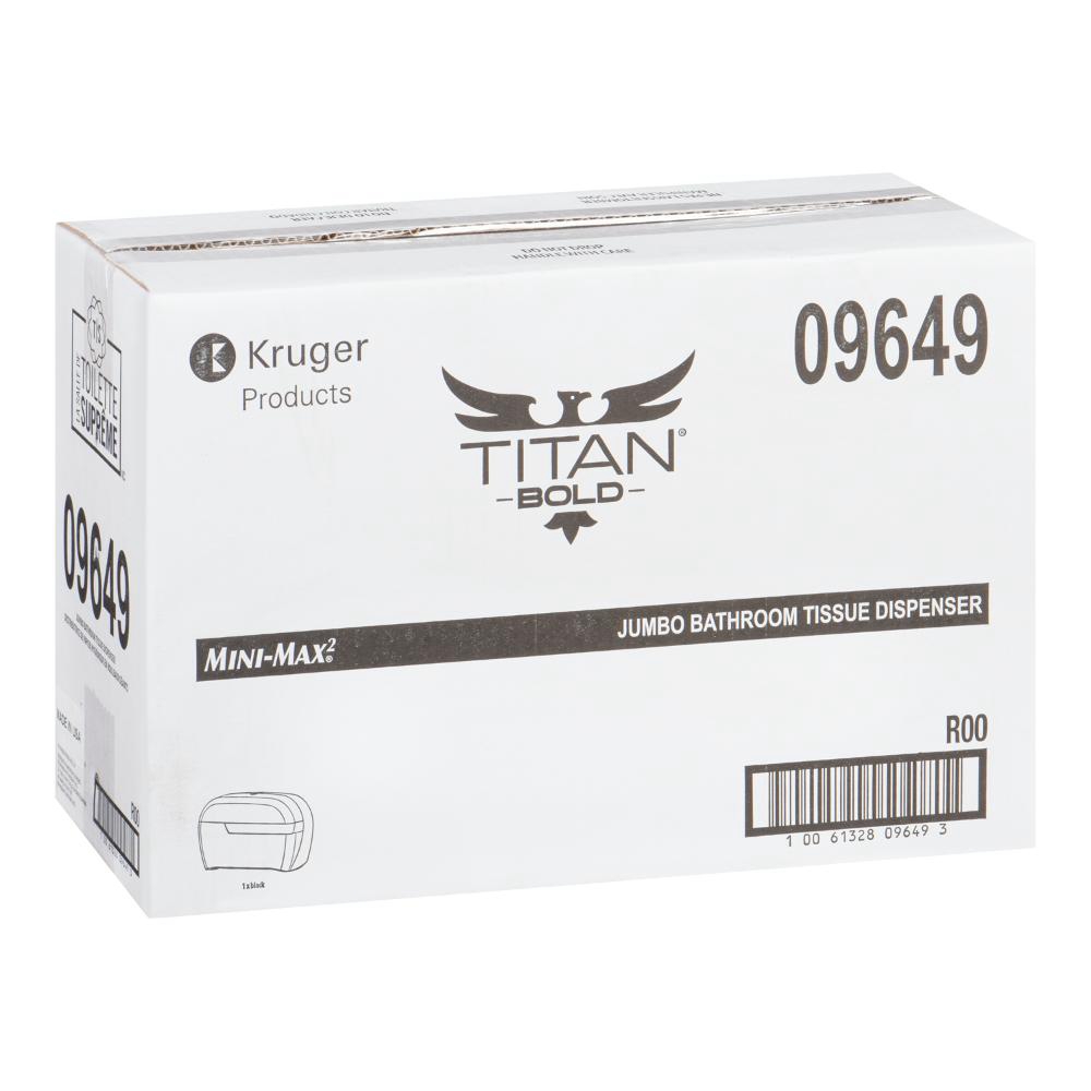 Black Jumbo Bathroom Tissue Dispenser