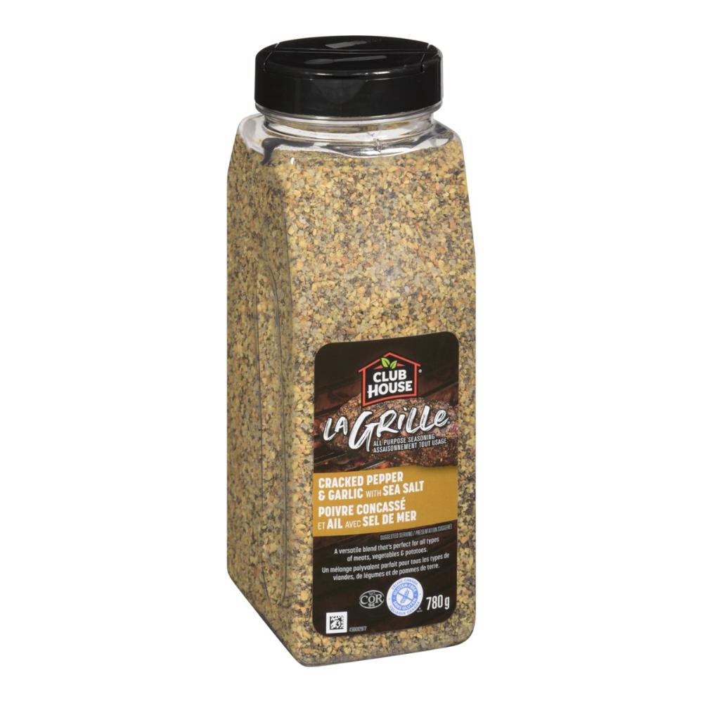 La Grille Cracked Pepper and Garlic with Sea Salt Seasoning