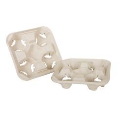 TRAY TAKE OUT 4 CUP BEIGE
