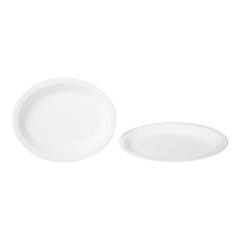PLATE BAGASSE COMPOSTABLE 7.5X10"