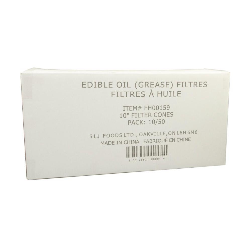FILTER CONE EDIBLE OIL 10"