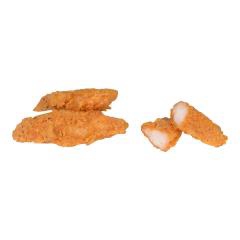 CHICKEN STRIP TENDER BREADED SEASONED COOKED