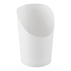 CONTAINER FRENCH FRY CARTON WHITE ROUND MED.