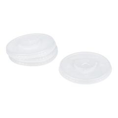 LID PS PLASTIC W/HOLE 12-16-20 OZ