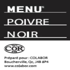 PORTION PEPPER BLACK