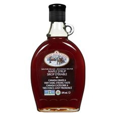 Very Dark Strong Taste Maple Syrup, 375 Milliliter