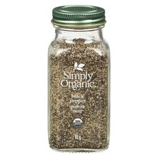 Organic Medium Black Pepper, 65.5 Gram