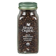 Organic Black Peppercorns, 75 Gram