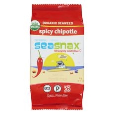 Organic Grab and Go Spicy Chipotle Seaweed Snack, 5 Gram