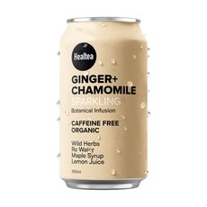 Ginger Plus Chamomile Sparkling Tea, 355 Milliliter