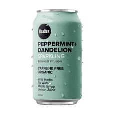Peppermint Dandelion Sparkling Tea, 355 Milliliter