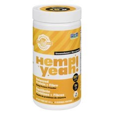 Hemp Yeah Unsweetened Balanced Protein Plus Fiber Powder, 454 Gram