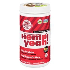 Hemp Yeah Organic Unsweetened Max Protein Powder, 454 Gram